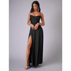 Designer Summer Women's New Slim Fit, Pure Desire, Sexy Tight Party Bag Hip Dress, Spicy Girl Strap Dress Uijm