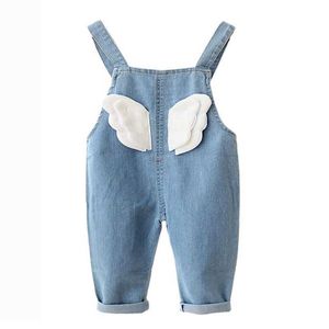 Overalls Rompers Baby Girl Overalls Casual Trousers jumpsuit toddler baby denim Dunarees jeans WX5.26