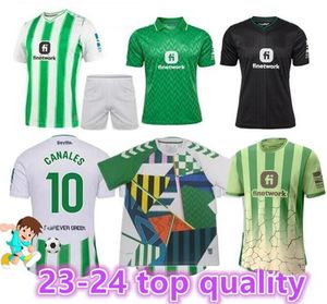 23 24 25 حقيقية Betis Soccer Jerseys Joaquin B.Iglesias Camiseta de Juanmi Canles Fekir 2023/24 Home Away 3rd Football Shirts Men Kids 89