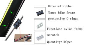 Mtb mountain bike c u s dicas de clipes Derailluer shifter linha interna ajuste o freio externo guia de bicicleta de bicicleta de cabo interna de bicicleta