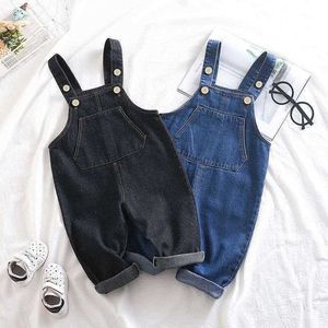 Overalls ROMPERS IENENS Jungen und Mädchen Cowboy Flohspitze tragen feste Mantel Dungaraes Hosen 2-6 Jahre WX5,26