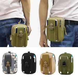 Waist Bags Storage Bags Outdoor Men Tactical Molle Pouch Belt Waist Pack Bag Small Pocket Military Running Travel Camping Soft Back