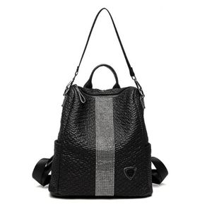 Designer-märke Fashion Women Ryggsäck Högkvalitativt ungdomsläder Ryggsäckar för tonårsflickor Kvinna Skol Bags Bagpack Mochila 2371