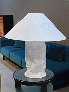 Lâmpadas de mesa de alta qualidade Janpanese Floor Lamp para a sala de estar de cabeceira do quarto El Decor Wabi Sabi