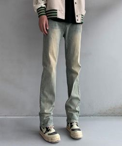 MEN039S Джинсовые джинсы Стиль стиль прямой нога ретро вымытые джинсы мужские джинсы с прямыми джинсовыми брюками для мужчин.