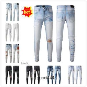 Designer Amirirliness Amirl Amari Amirii Jeans Jeans Man Hole Biker Denim Am #035 2024 NOVAS CRIPHERS Chegadas de calças coolguy calças de luxo 41fe zktj