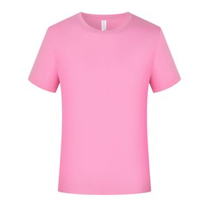 T-shirt feminina Tops de algodão 100% de tamanho redondo pescoço 4TZX de manga curta 4TZX