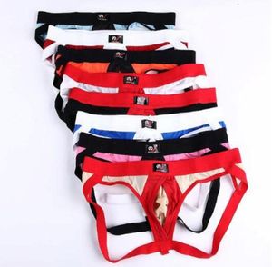 Nowe grzywne men039s Jockstrap Męskie stringi Gstrings Seksowne bieliznę męski pasek Jock Pasek Linki Rośnięcia Krótkie szarcia 7629919