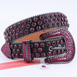 Gürtel Ankunft Ankunft Strassgürtel Western Cowboy Bling Dimond für Frau Mann Y2K Cinturones Para Mujer 220y