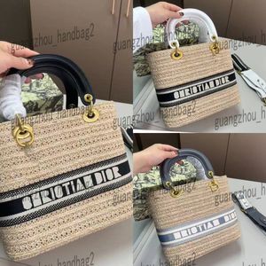 Designer Bags Straw Handbag Women Large Capacity Tote Summer Beach Bag Letter Printed Tote Bag Fashion Diagonal Crossbag