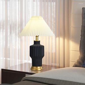 Table Lamps Light Luxury Bedroom Bedside Lamp Home Living Room Sofa Corner American Ceramic