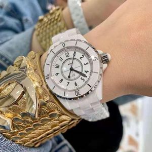 Wristwatches Women's Watch For Men Fashion Ceramic Automatic Quartz Luxury Relojes Para Hombre Couple Gift Mujer 301E