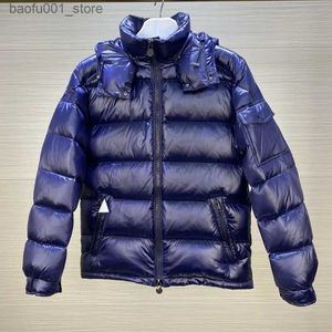 Masculino de parkas parkas etono e inverno macho encapuzado jaqueta y2k jaqueta casual sutra cor sólida solto ao ar livre movimentado de conforto masculino Q240527