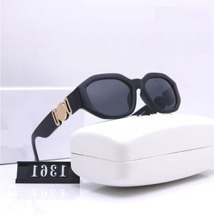 Óculos de sol do designer masculino para mulheres opcionais polarizados UV400 Protection Lens