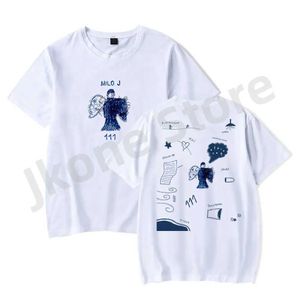 Polos da uomo Milo J Singer T-shirts 111 Album Merch Women Fashion Casual Short Shorted T-shirt S52701