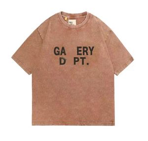 Erkekler Tişört GalleryDept Tasarımcı Tişörtleri Gevşek Gallrey Tee Depts Tshirt% 100 Pamuklu Erkek T Shirt Street Hip Hop T-Shirt