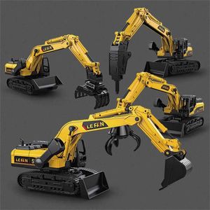 Diecast Model Cars Car Toy Engineering Model Car Model Toy Drilling Machine Excavator Simulation Crane Toy Education Bulldozer Insertion Truck Toy S2452722
