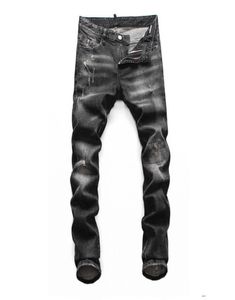 Mens Luxury Designer Jeans Ripped Pants Häll Hommes Skinny Men s Hip Hop Biker Motorcykel Denim Rock Revival Jeans 1525956