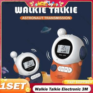 Toy walkie talkies 2pcskids walkie talkie giocattoli elettronici bambini spia gadget baby radiofonici 3 km regalo di compleanno di Natale per ragazzi q240527