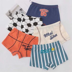 Panties Childrens underwear cotton boxer shorts for boys and teenagers boxer shorts 5-pack Y2405288E1H