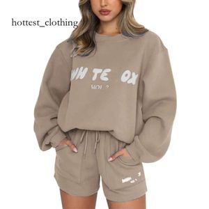 Whites Foxx Hoodies Short Luxury Women Designer Abbigliamento con cappuccio con cappuccio per tracce sport Sports a maniche lunghe con cappuccio per donna con cappuccio per donna 3677