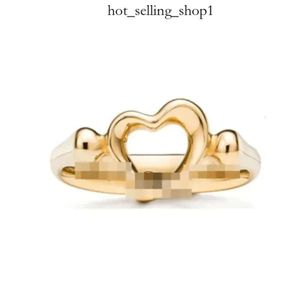 2023 Новое кольцо Desginer Ring TiffanyJewelry Ring Женский браслет мода серебряное сердце в форме листья листового узла капельное кольцо высококачественное ювелирное украшение
