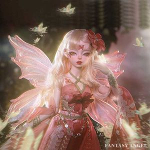 Dolls BJD Doll 1/4 Salamander Flashing Wing MSD Fairy Flowering Crab-apple Hand Made Artist Ball Jointed Doll Y240528
