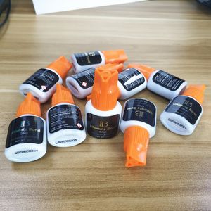 i-beauty 5/10bottles/lot IB Ultimate bond Glue fast drying eyelash extensions glue orange cap 5ml False eyelash Korea Black glue