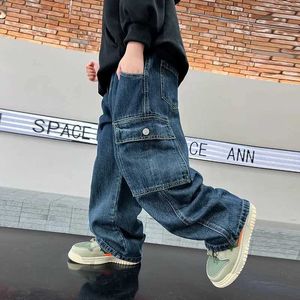 Jeans Jeans Herumn Neue Kinder Modearbeit Jeans Jungen Korean Casual Hosen Hochqualitäre Jungen Hose Jungen Jeans Blue Jeans WX5.27