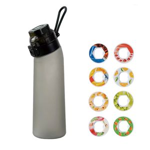 Fashion tritan cup 8 fruit scented pods air up portable water bottle with straw lid 700ml large capacity outdoor traveling gradient mugs simple 58sr