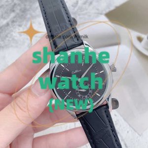 Designer relógios masculinos assistem o movimento de quartzo piloto assista a todos os discos de trabalho cronometre cronometre strap strap canela impermeabilizada Montre de luxE dej9