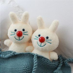 33/35cm güzel ins Paskalya tavşanı havuç peluş oyuncak doldurulmuş hayvanlar beyaz tavşan ve taze havuç plushie kızlar oyuncaklar karikatür doğum günü hediyesi qmje