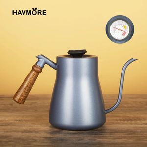 Mleko do kawy Pitching Pitcher Gakeneck Kettle wylewka ze stali nierdzewnej espresso kawa herbata mleko Kettle puszka 850 ml 240528