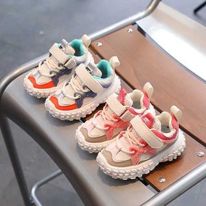 Sneakers Buty dla dzieci dla dzieci 1-6 lat 3 chłopców skórzana powierzchnia trampki miękki dno bez poślizgu buty maluchowe moda S Q240527