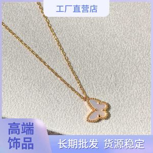 Beliebte Überraschung Van Halskette Geschenke Schmuck für goldene kleine kleine Schmetterling Halskette Rose 3rdc