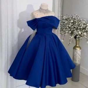 Royal Blue Indian Prom -klänning Långärmar 2024 Sheer Neck Saudi Arabic Party -klänningar för kvinnor Formales Vestido de Fiesta de Boda
