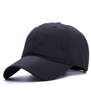 Tappi a sfera Big Head Man di grandi dimensioni Baseball Cappelli da baseball estate all'aperto sottile cappello da sole veloce secco uomo cotone più cappello sportivo 56-60 cm 60-64 cm 2142