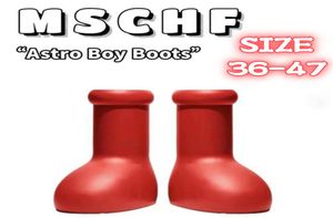 Kne High Big Red Boots Og Astro Boy Cartoon Boot FashionBoots Men Women Rainboots Fantasy Mens Womens Shoes Into Real Life Round Toe Slooth Rubber Eva Shoe6238209