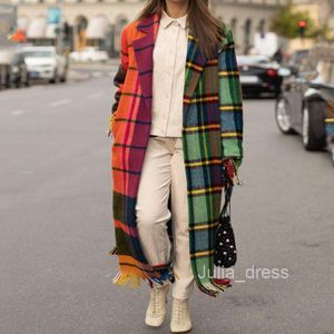 Autumn 2023 Womens New Long Sleeve Hooded Coat Printed Dragon Phoenix Woolen Coat