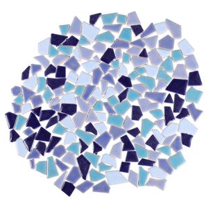 Telhas de mosaico azulejo de cerâmica vidro diy para suprimentos irregulares artesanato de variedade de pedra manchada cor de fundo misto do piso