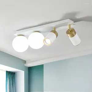 Deckenleuchten moderne nordische LED-Licht minimalistische Glaskugellampe für Wohnzimmer Räume Gang Korridor Schlafzimmer Hoom Dekor