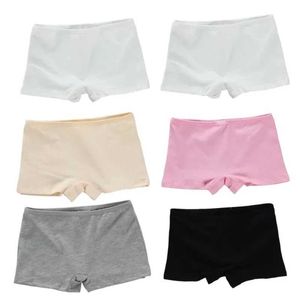 Panties 6Pc/Lot Teenage Girl Boxers Cotton Young Pantie Breathable Cotton Comfortable Teen 10-18Y Y240528