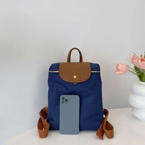 High Capacity Button Contrasting Colors Zipper Hasp Casual Cloth Backpacks Hot Sale Versatile Womens Bag Mochila Mujer