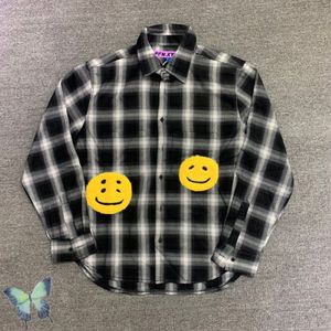 Shirt Embroidered Plaid Shirt Jacket Men's plus size Outerwear & Coats 299l