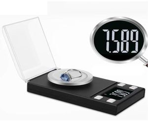 200 g x 001g Diamond Gold Balance Vikt Skalor Black Pocket Electronic LCD Digital Personal Precision Jewelry Scale8460824