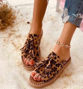 Women039S Sandals Flat Nature Style Holiday Holiday Tassel Handmade Slide Slides Slides Designer 2022 Summer Shoes Standals5636835