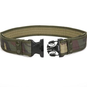 أحزمة TJ-Tingjun Oxford Cloth Belt Tactical Men's Canvas مع مروحة الجيش في الهواء الطلق إيفا إسفنج الخارجي WDY2 306L