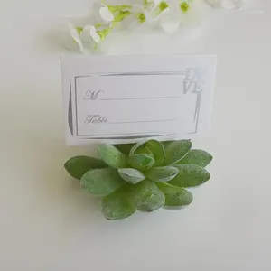 Party Supplies Succulent Place Card Holder 20st Office Table Decoration