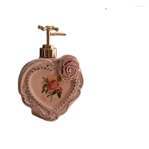 Liquid Soap Dispenser Cute And Old-fashioned Retro European Style Ceramic Hand Sanitizer Bottle Bath Solution Bathroom Decoration