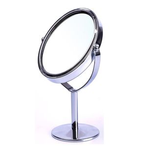 Wysokiej jakości kobiety owalne makijaż lustro podwójne podwójne obrotowe stojak na biurko kosmetyczne stoł